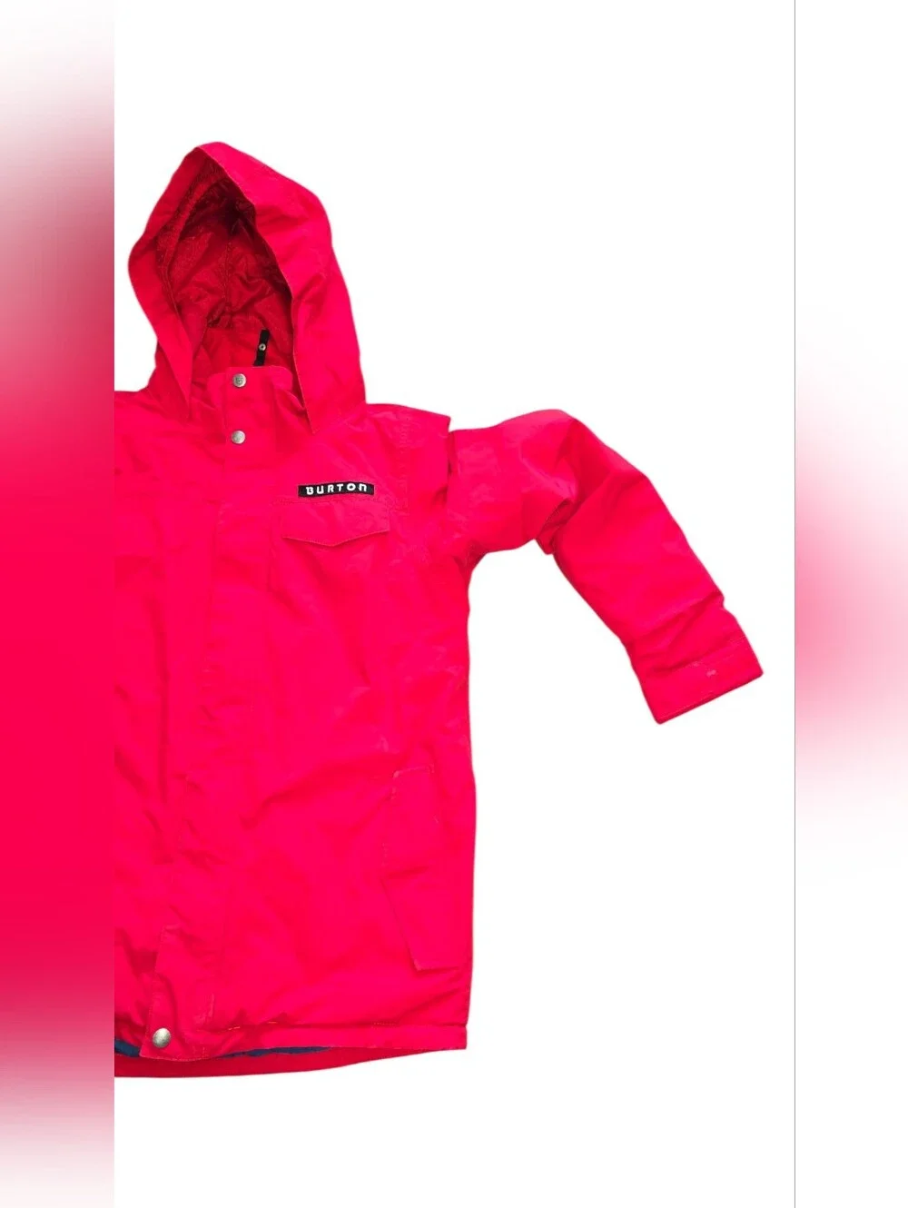 Burton Amped Kids Red Hooded Winter Jacket